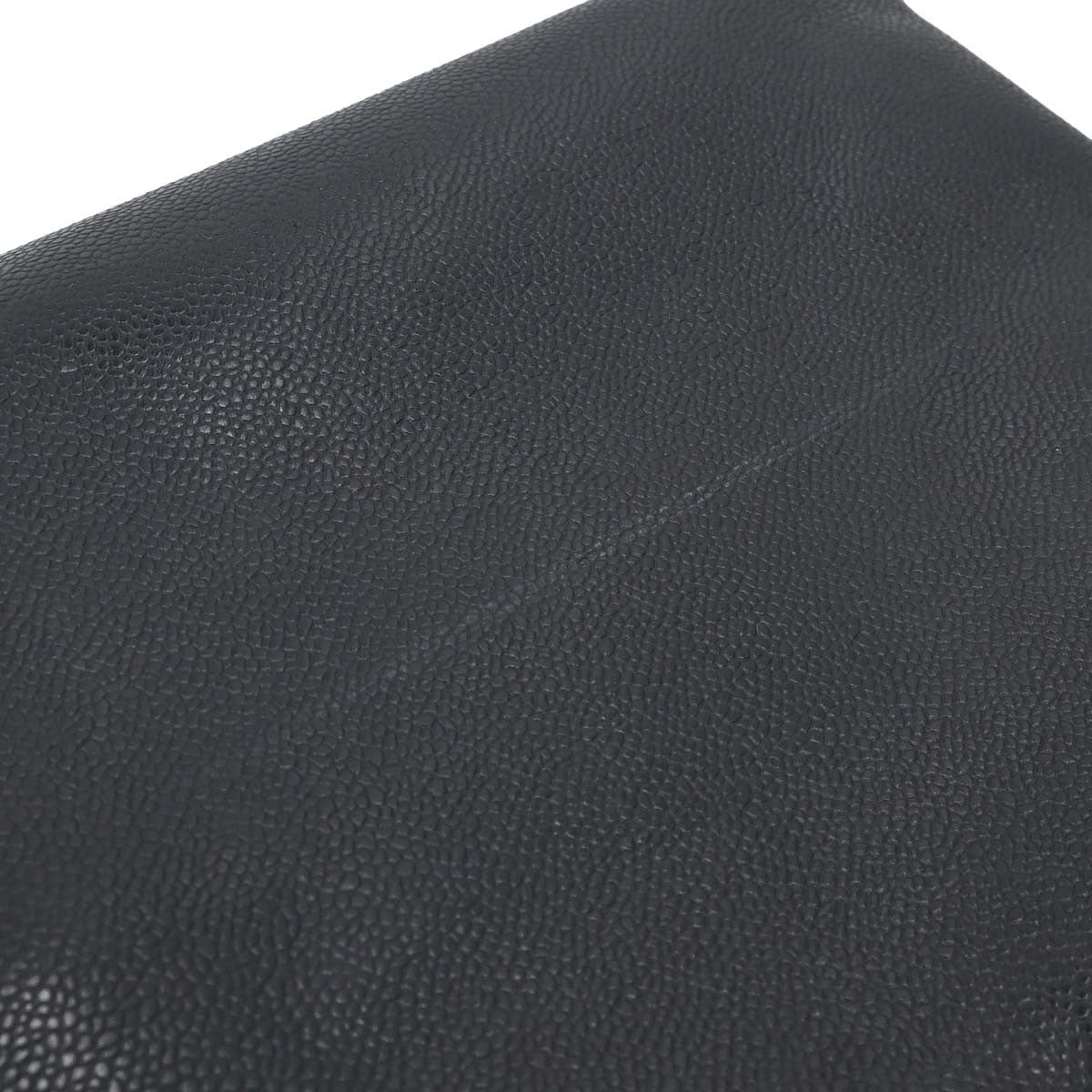 Chanel Vintage Front Pocket Tote Quilted Leather Black Leather Tote Bag Bag (Pre-Owned)