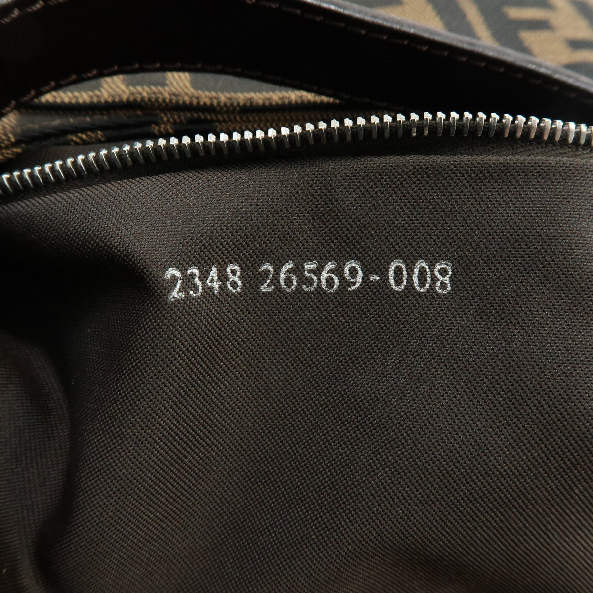 Fendi Vintage Zucca Canvas Brown Canvas Tote Bag Bag (Pre-Owned)