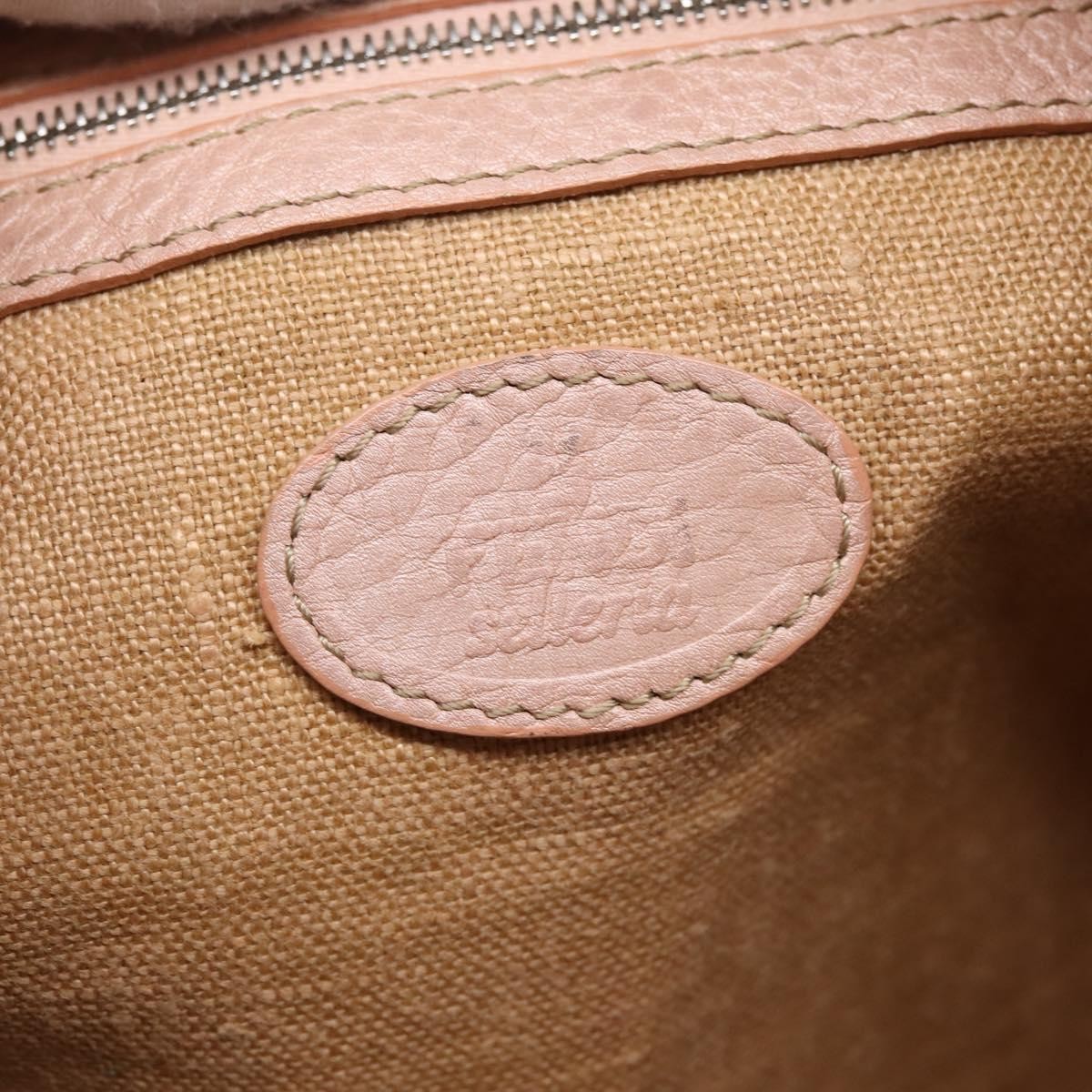 Fendi Selleria Leather Pink Leather Crossbody Bag Bag (Pre-Owned)