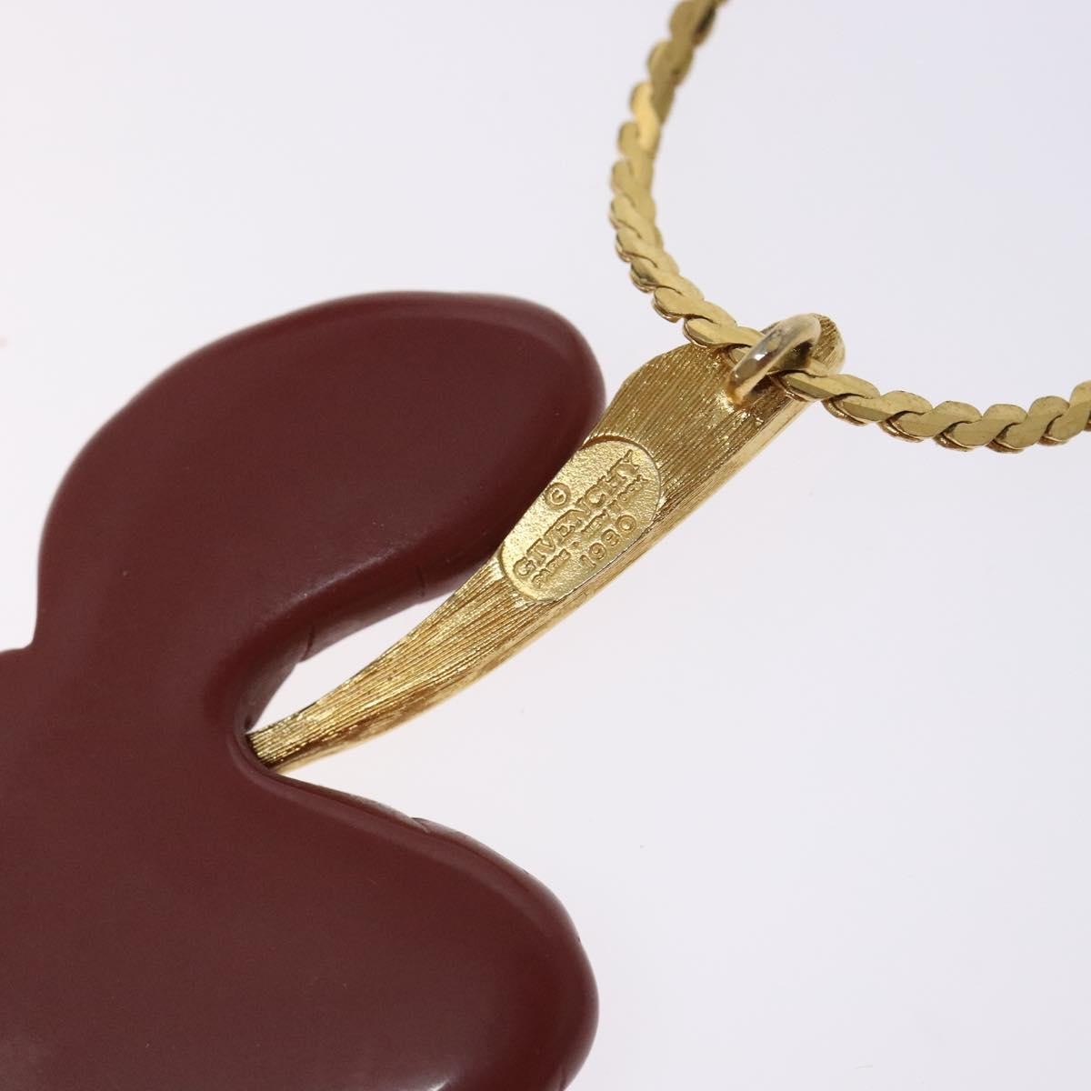 Givenchy Vintage Metal Gold Metal Necklace Jewelry (Pre-Owned)