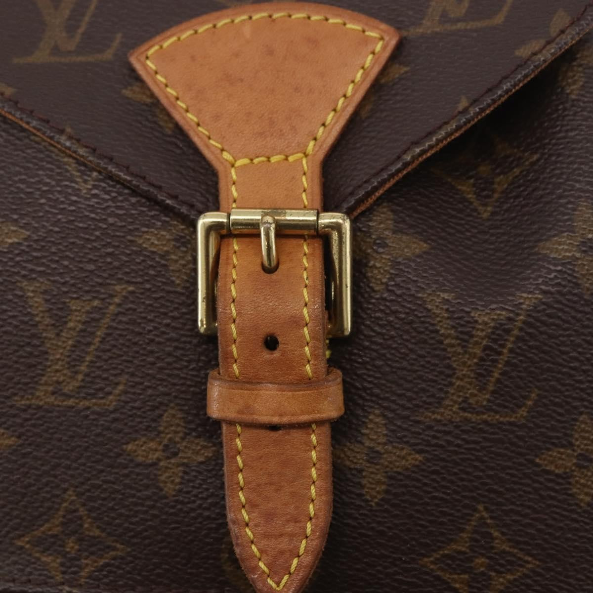 Louis Vuitton Vintage Montsouris Monogram Canvas Brown Canvas Backpack Bag (Pre-Owned)