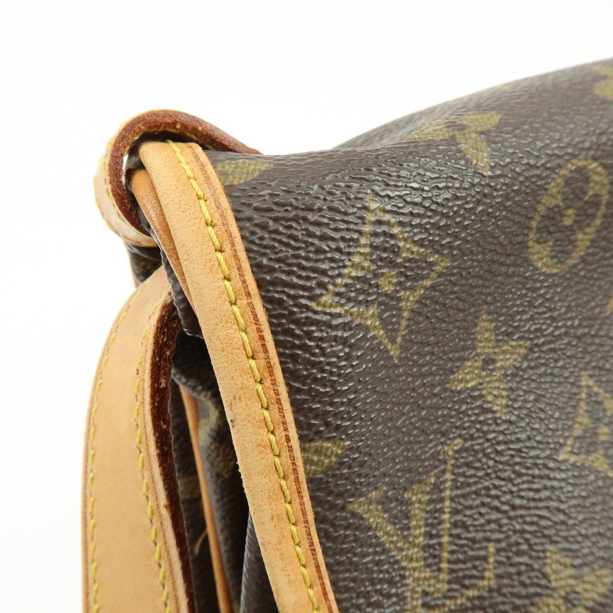 Louis Vuitton Saumur Monogram Canvas Brown Canvas Handbag (Pre-Owned)