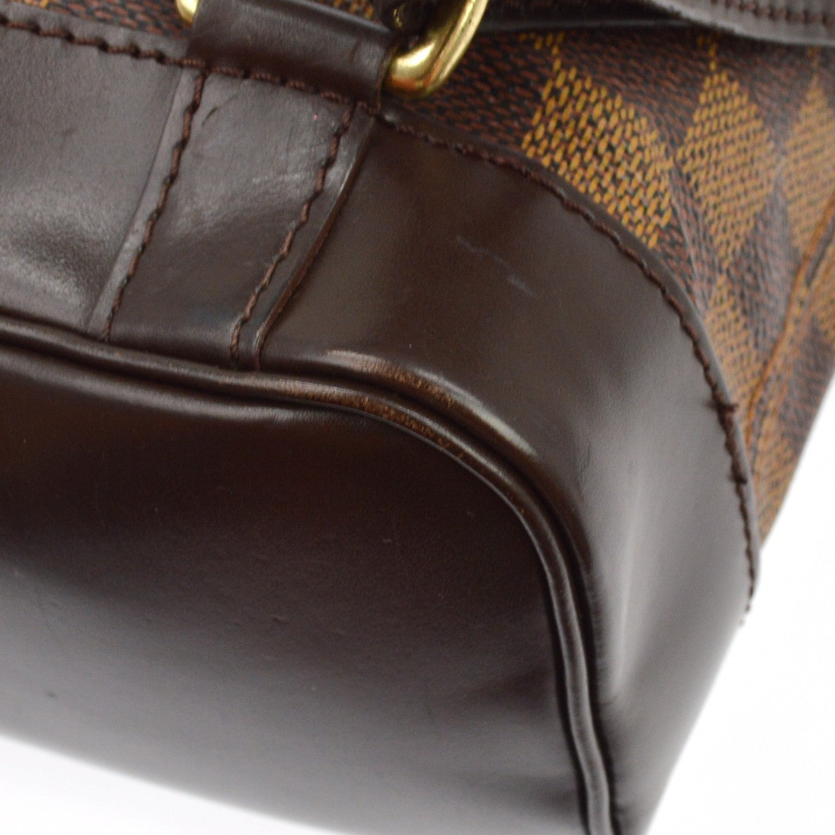 Louis Vuitton Soho Damier Brown Canvas Backpack Bag (Pre-Owned)
