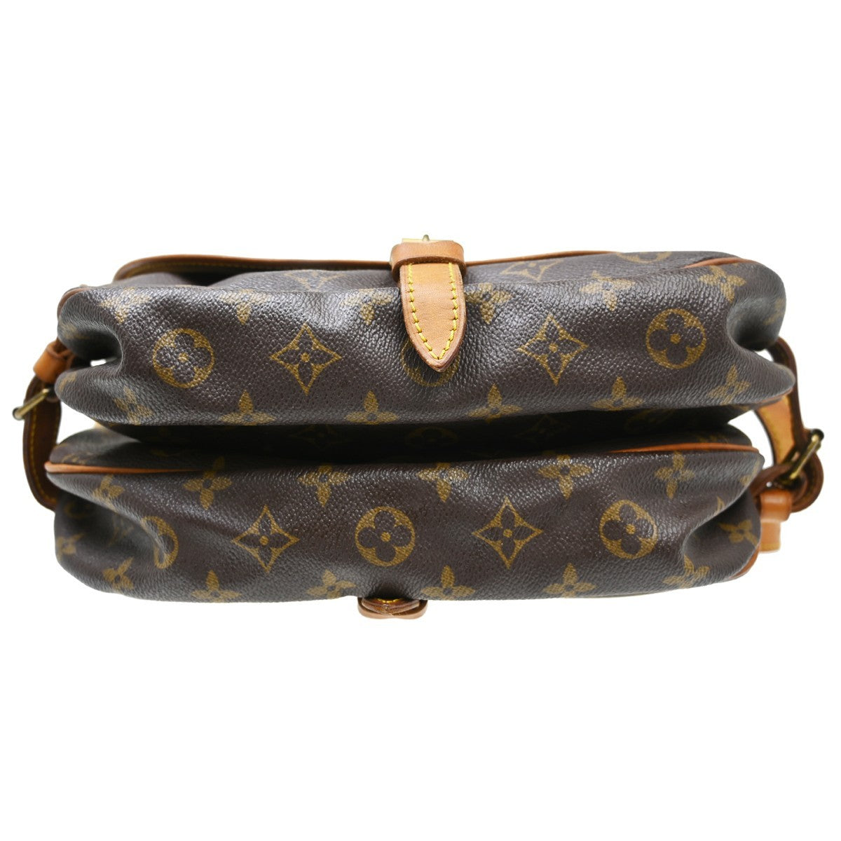 Louis Vuitton Saumur Canvas Brown Canvas Shoulder Bag Bag (Pre-Owned)