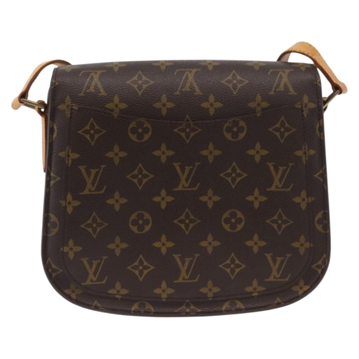 Louis Vuitton Saint Cloud Monogram Canvas Brown Canvas Handbag (Pre-Owned)