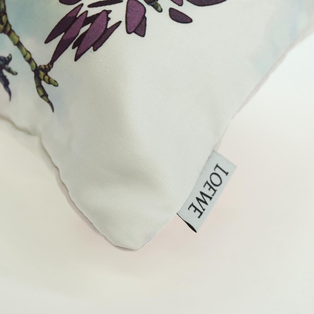 Loewe Paula Drawstring Printed Canvas Blue Canvas Clutche & Pouche Bag (Pre-Owned)