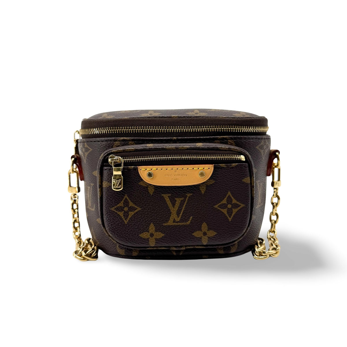 Louis Vuitton Bum Monogram Canvas Brown Canvas Clutche & Pouche Bag (Pre-Owned)