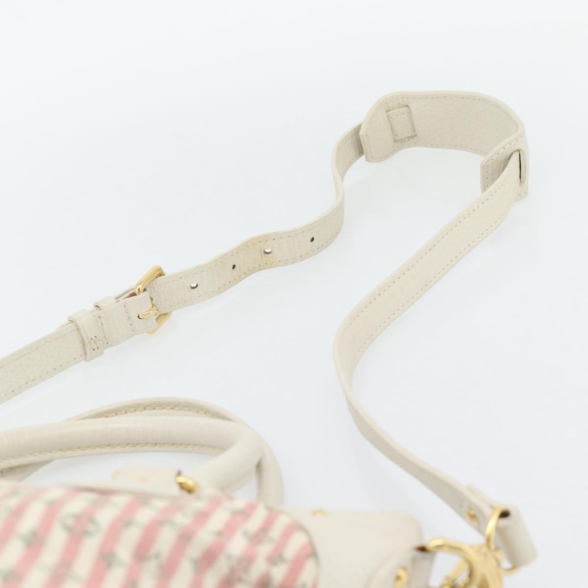 Louis Vuitton Marina Mini Lin Croisette Pink Canvas Handbag (Pre-Owned)
