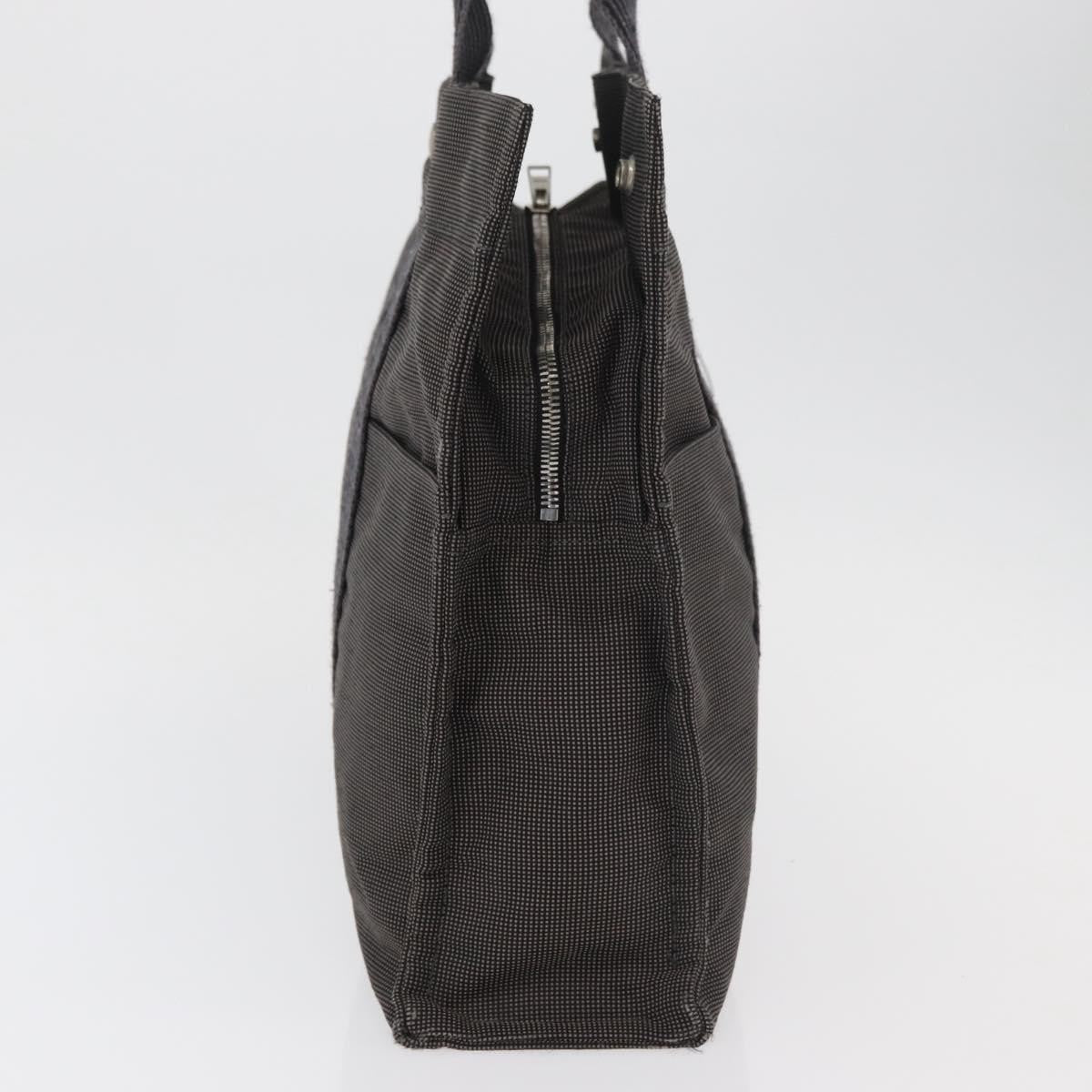 Hermes Fourre-Tout Herline Canvas Gray Canvas Tote Bag Bag (Pre-Owned)