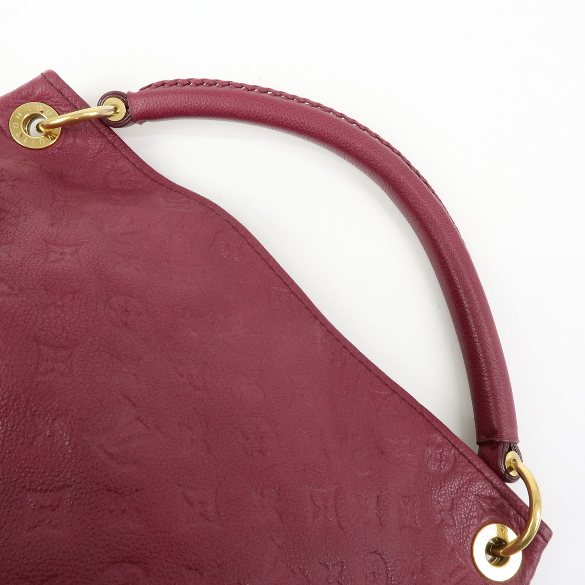 Louis Vuitton Artsy Monogram Empreinte Leather Burgundy Leather Handbag (Pre-Owned)