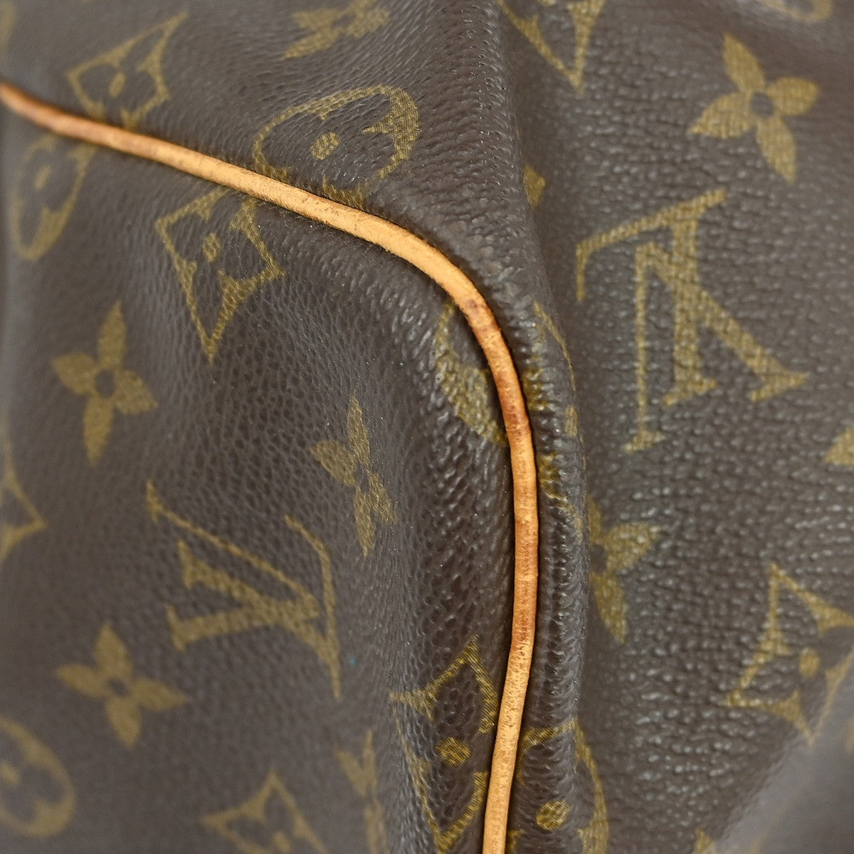 Louis Vuitton Keepall Monogram Brown Canvas Travel Bag Bag (Pre-Owned)