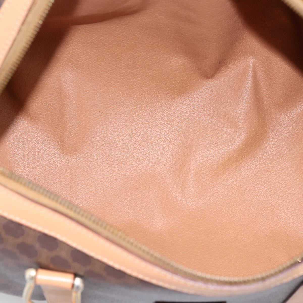 Celine Boston Macadam Canvas Brown Canvas Travel Bag Bag (Pre-Owned)