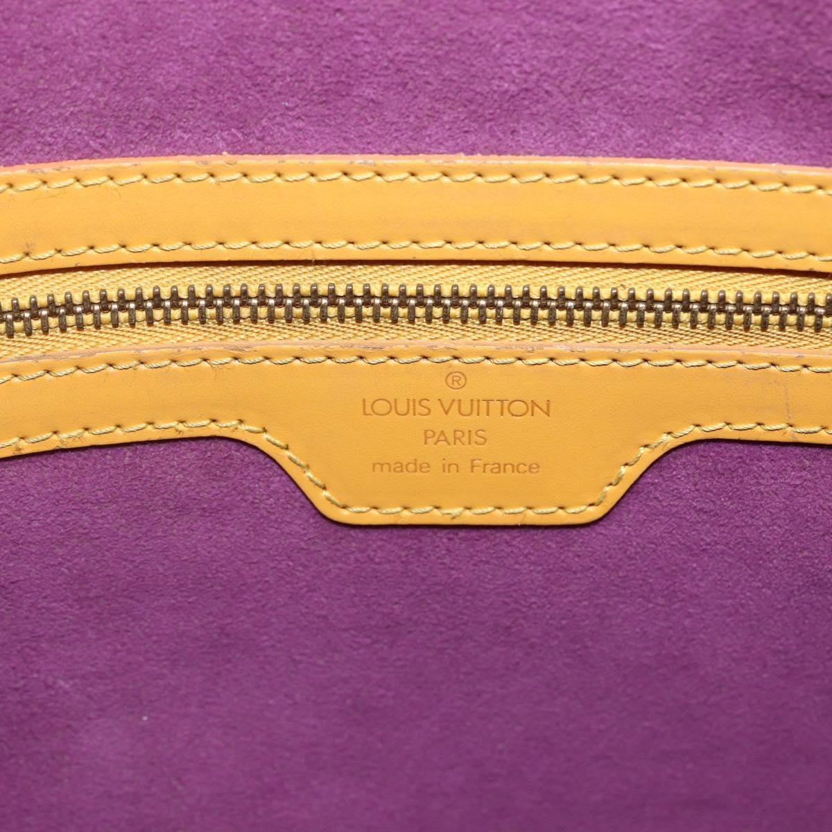 Louis Vuitton Lussac Epi Leather Yellow Leather Handbag (Pre-Owned)
