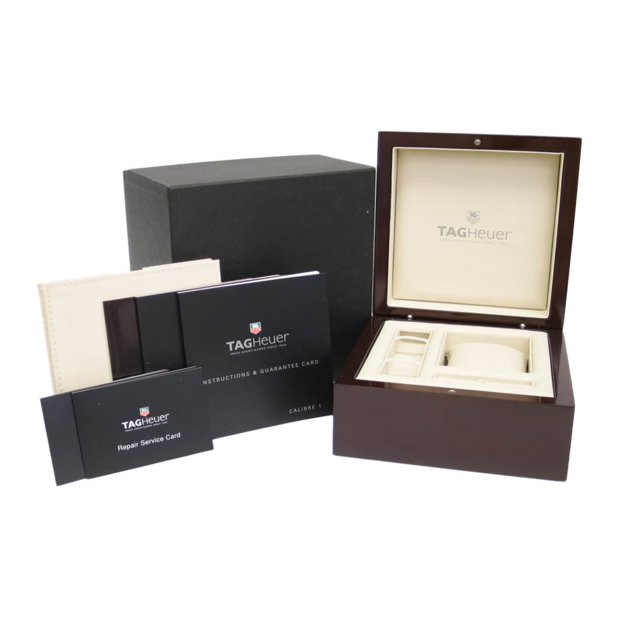 Tag Heuer Carrera Calibre 01 Manual Stainless Steel And Alligator Watch (Pre-Owned)