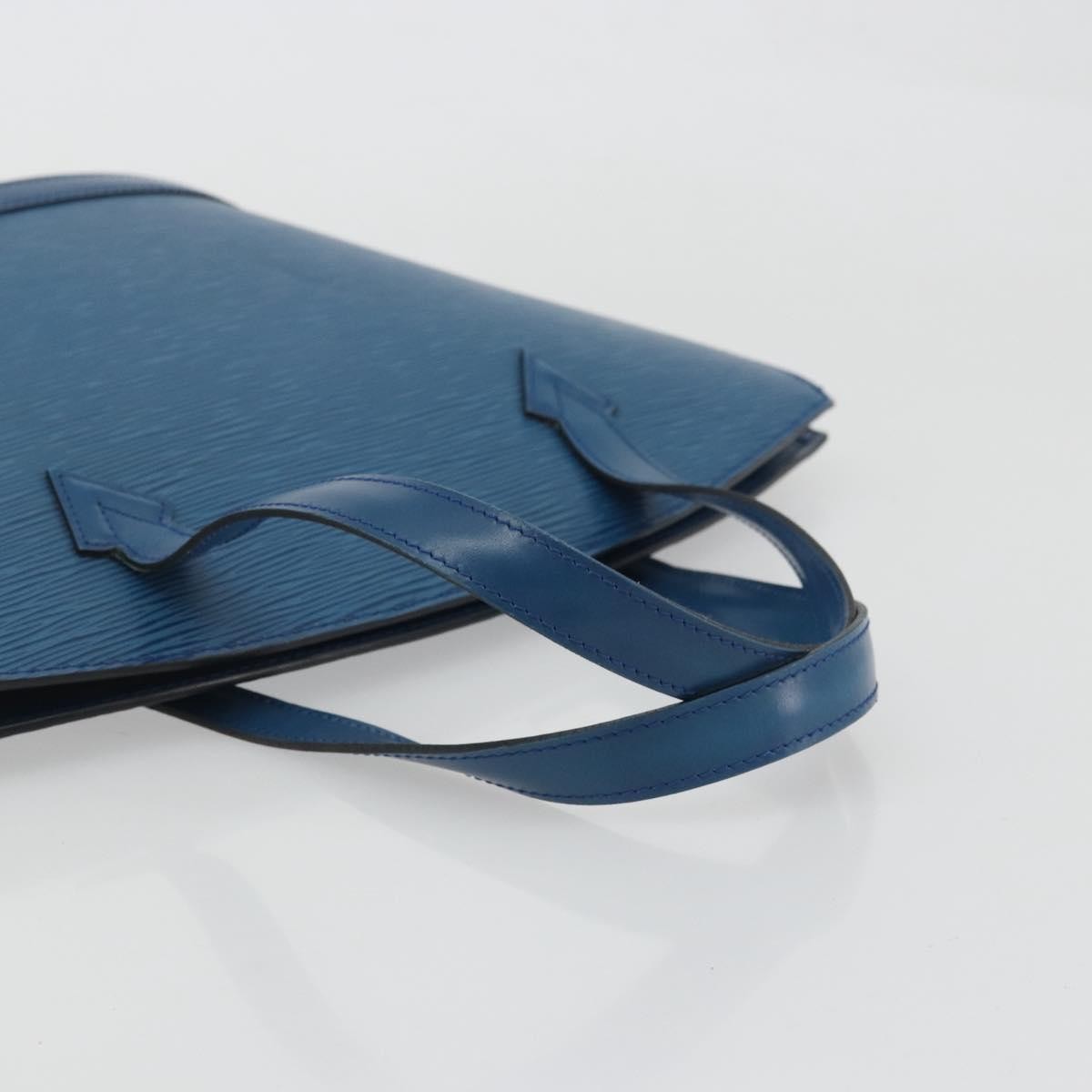 Louis Vuitton Saint Jacques Epi Leather Blue Leather Handbag (Pre-Owned)