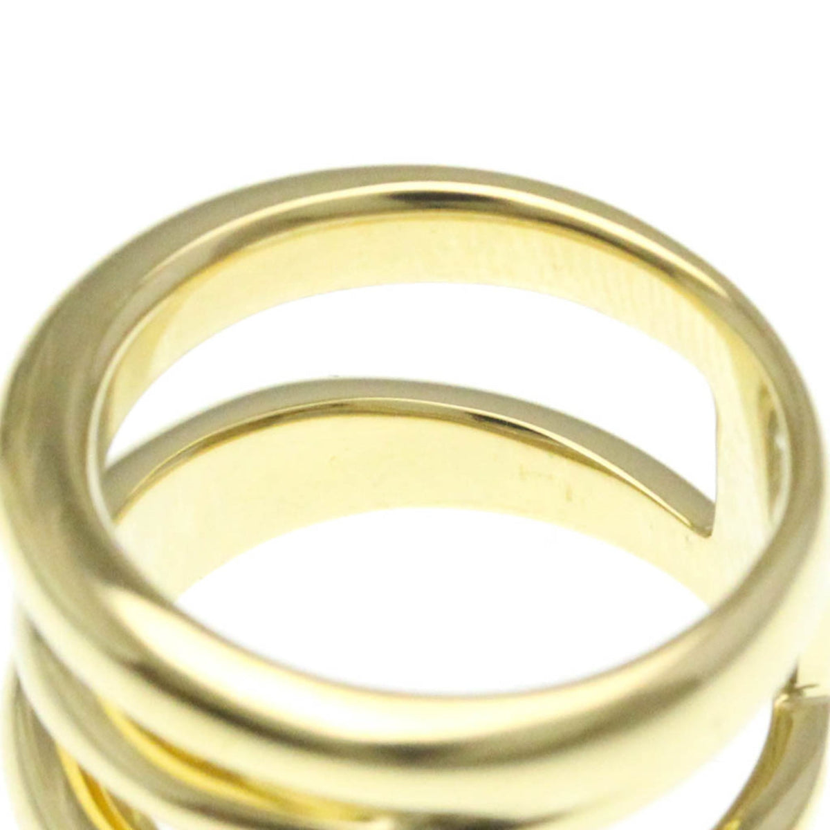 Tiffany & Co. Zig Zag Band 18K Yellow Gold Gold Yellow_Gold Ring Jewelry (Pre-Owned)