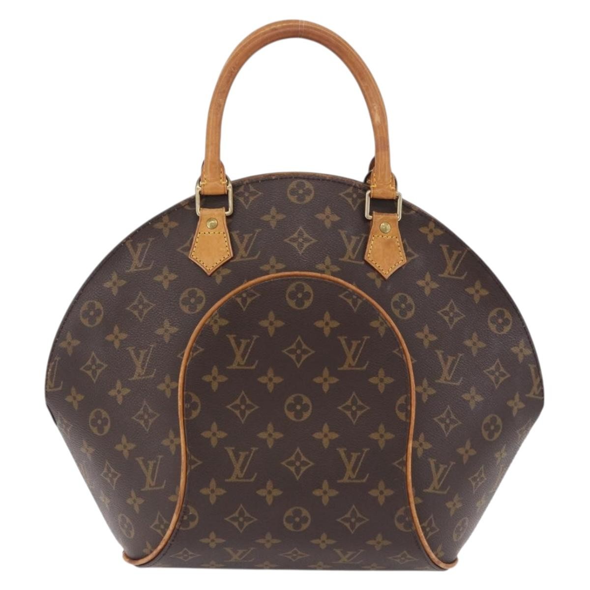 Louis Vuitton Ellipse Monogram Canvas Brown Canvas Handbag (Pre-Owned)
