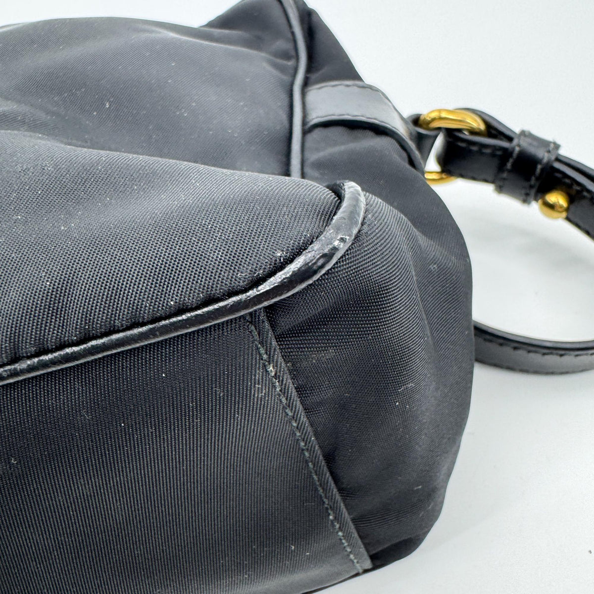 Prada Camera Tessuto Black Nylon Crossbody Bag Bag (Pre-Owned)