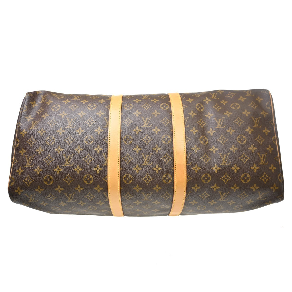 Louis Vuitton Keepall Monogram Canvas Brown Canvas Travel Bag Bag (Pre-Owned)