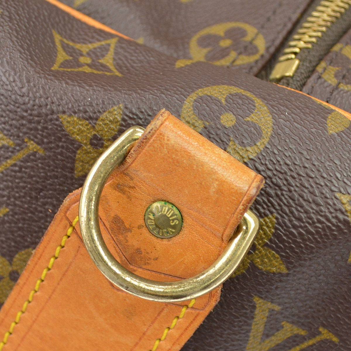 Louis Vuitton Sac Polochon Monogram Canvas Brown Canvas Handbag (Pre-Owned)