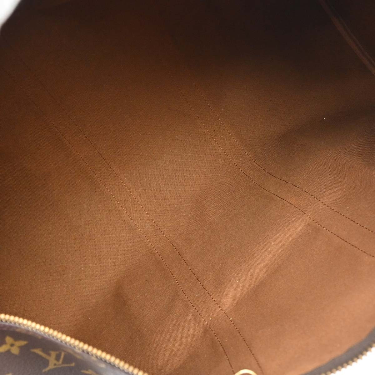 Louis Vuitton Keepall Monogram Canvas Brown Canvas Travel Bag Bag (Pre-Owned)