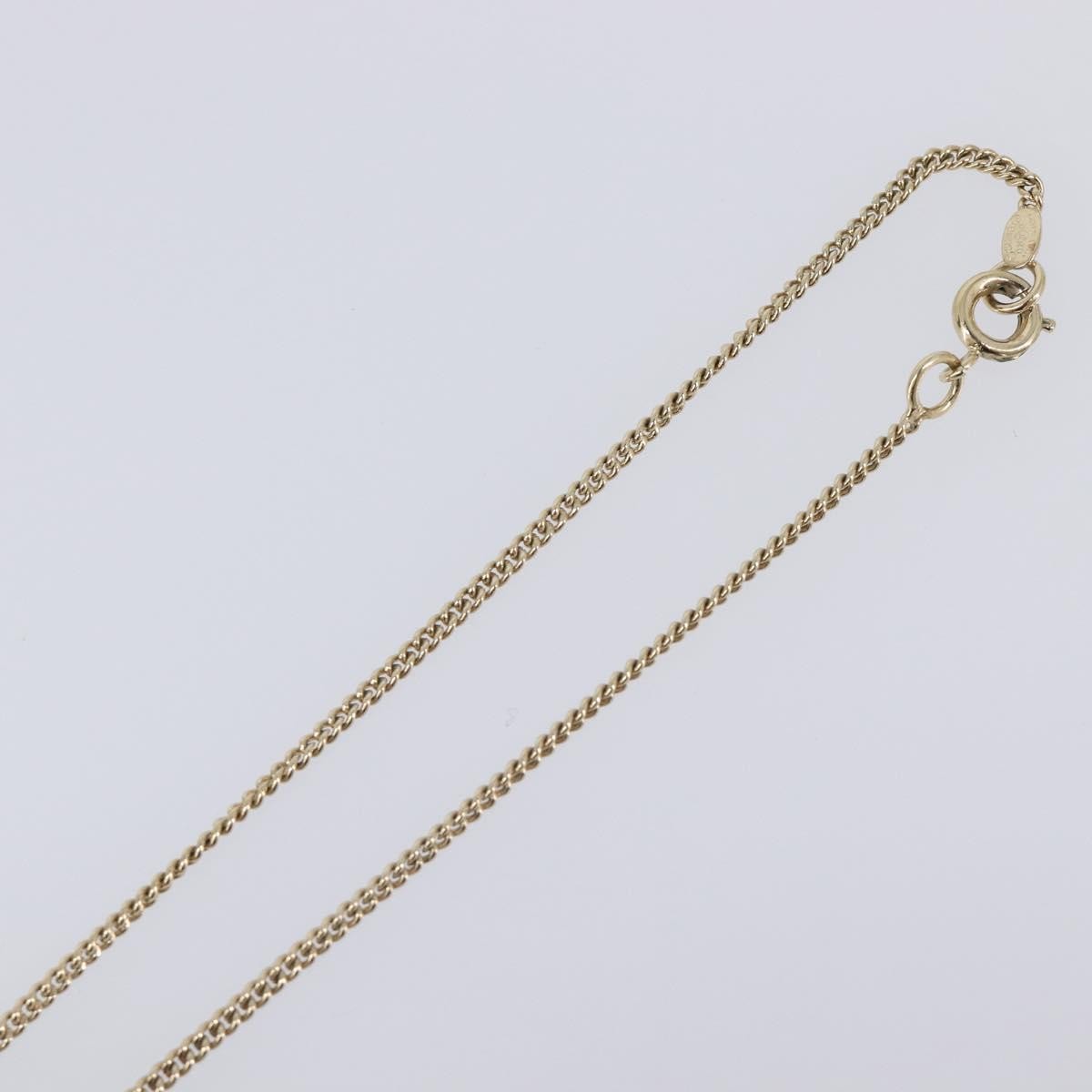 Chanel Square Cc Pendant Metal Gold Metal Necklace Jewelry (Pre-Owned)