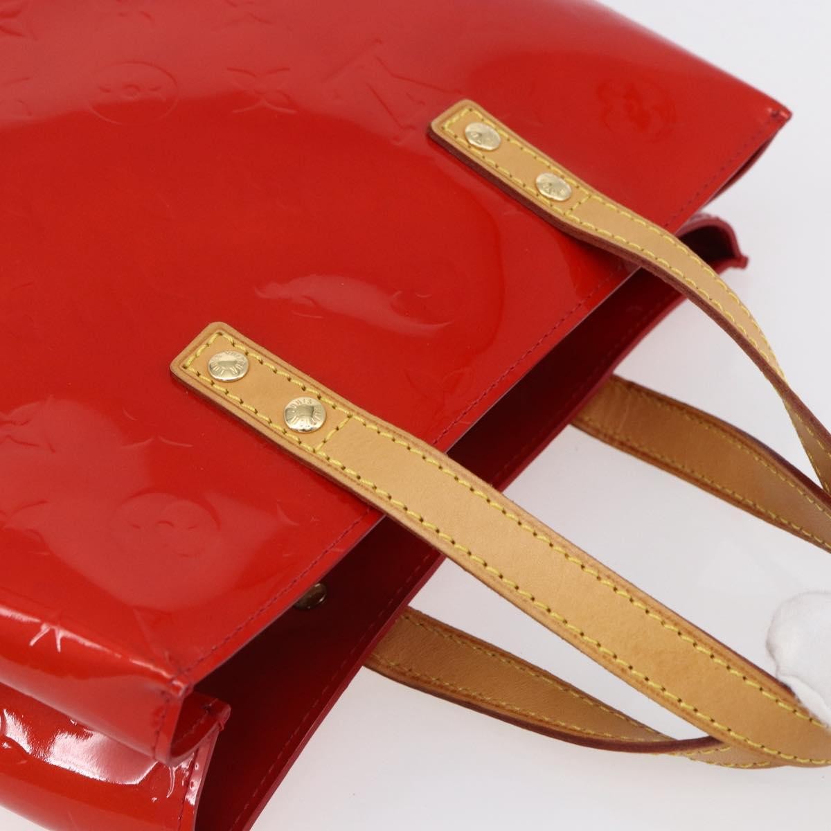 Louis Vuitton Reade Monogram Vernis Red Patent_Leather Handbag (Pre-Owned)