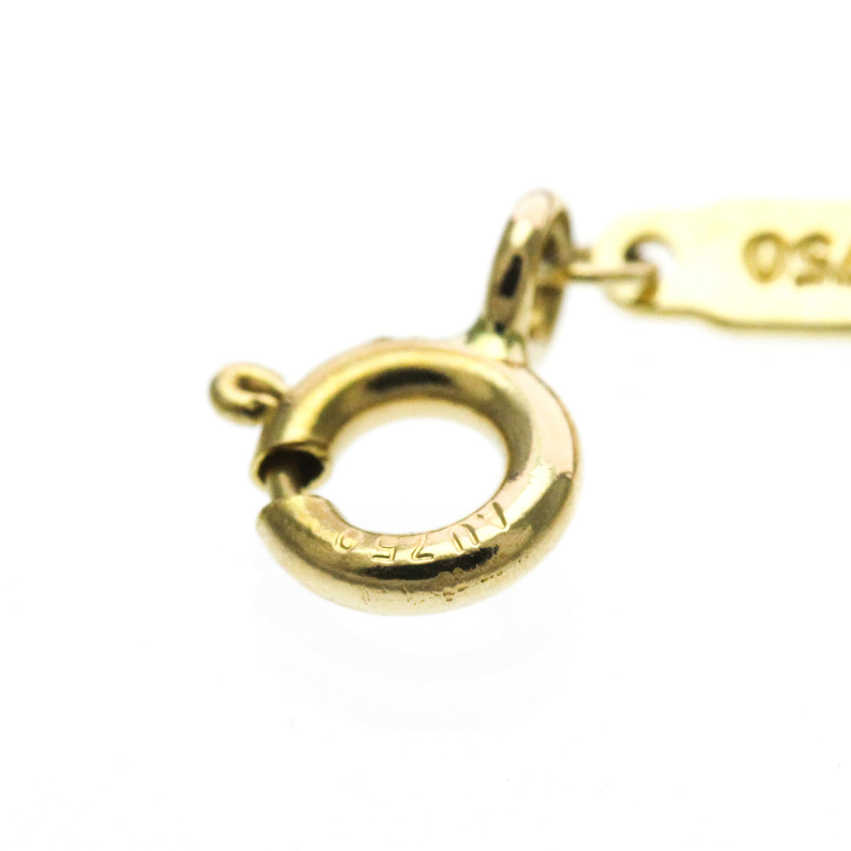 Tiffany & Co. T Smile Pendant 18K Yellow Gold Gold Yellow_Gold Necklace Jewelry (Pre-Owned)