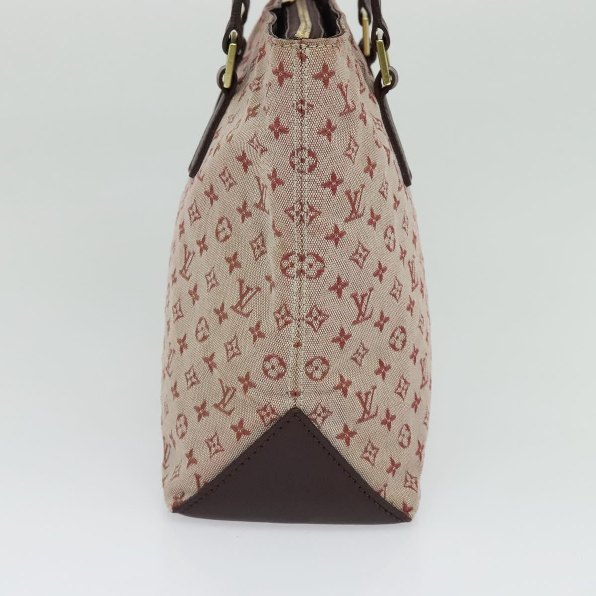 Louis Vuitton Cabas Piano Monogram Canvas Red Canvas Bag (Pre-Owned)