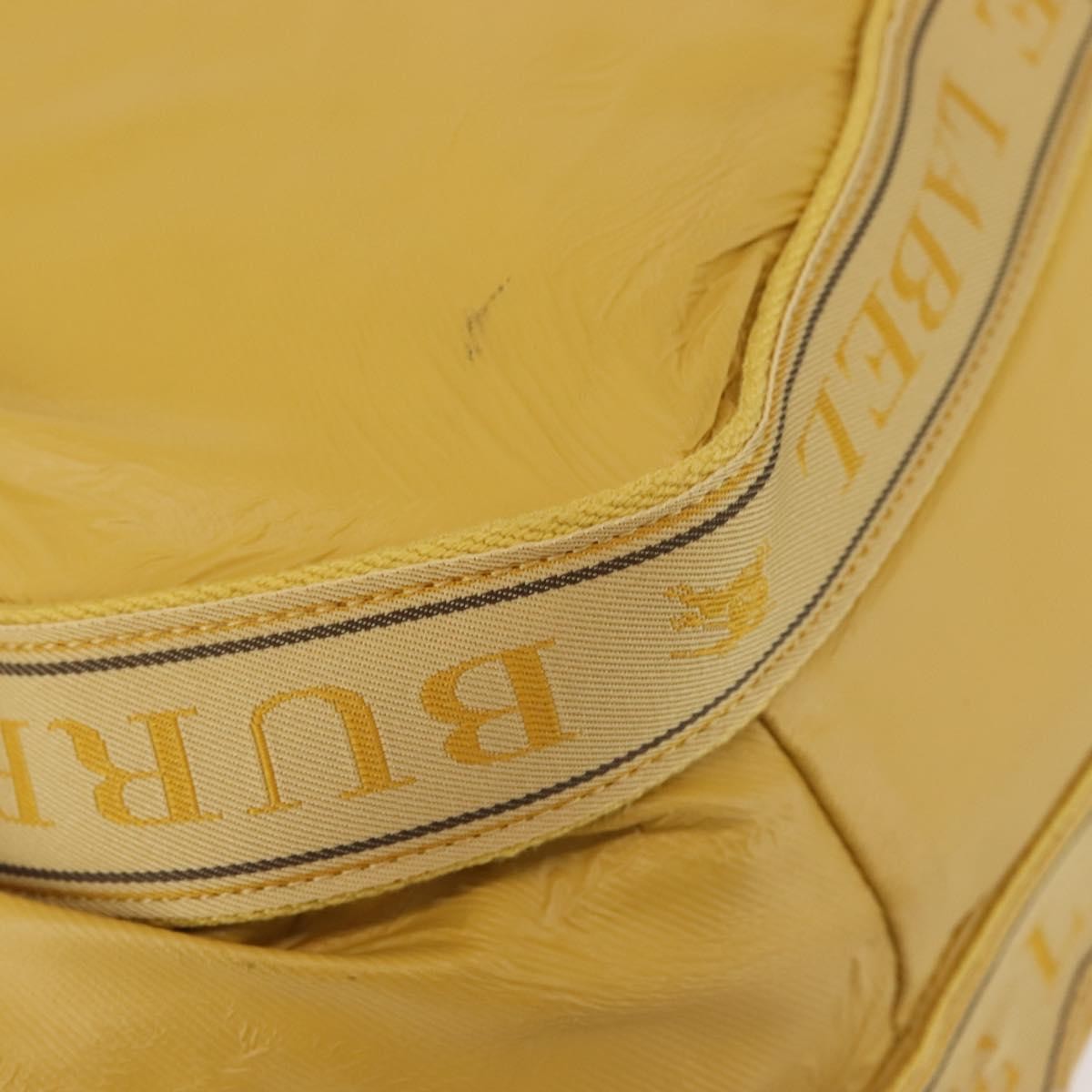 Burberry Blue Label Leather Yellow Leather Tote Bag Bag (Pre-Owned)