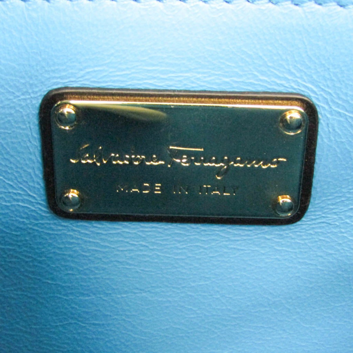 Salvatore Ferragamo Sofia Satchel Multicolor Woven Leather Multicolour Leather Handbag (Pre-Owned)