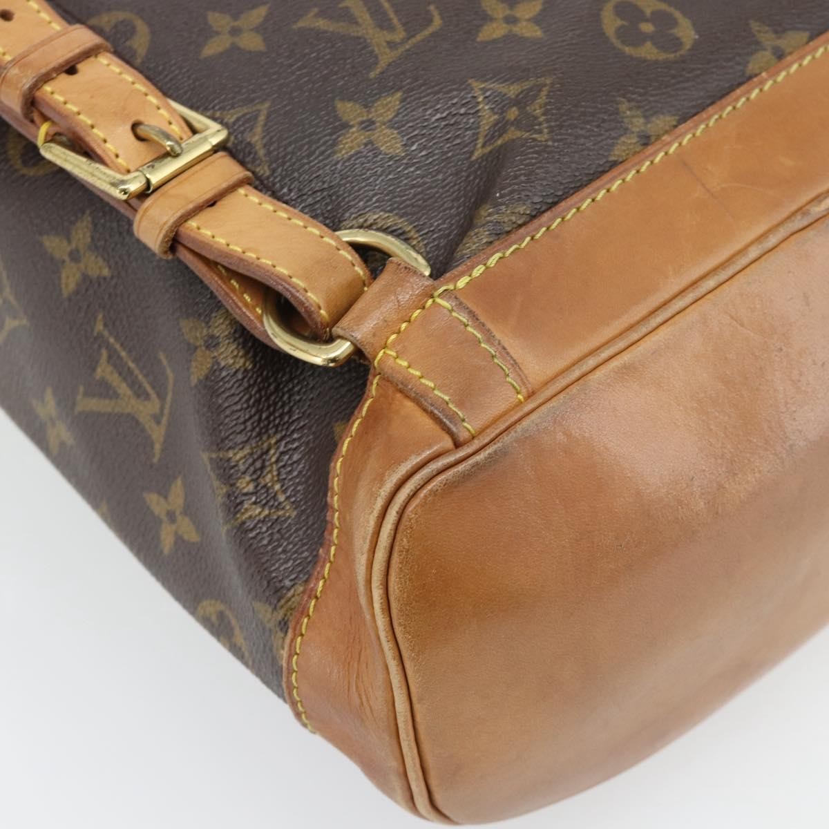 Louis Vuitton Vintage Montsouris Monogram Canvas Brown Canvas Backpack Bag (Pre-Owned)