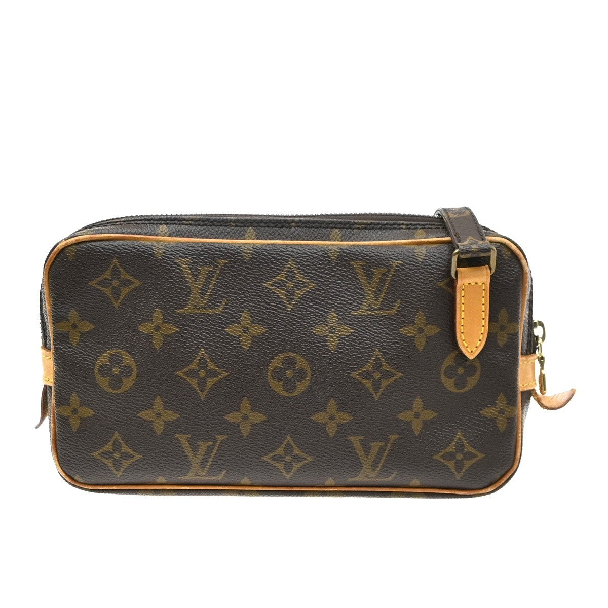Louis Vuitton Pochette Marly Bandouliere Monogram Canvas Brown Canvas Shoulder Bag Bag (Pre-Owned)