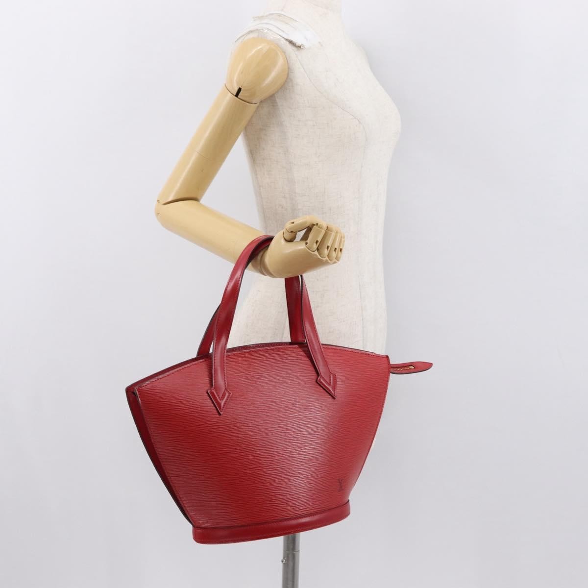 Louis Vuitton Saint Jacques Epi Leather Red Leather Handbag (Pre-Owned)
