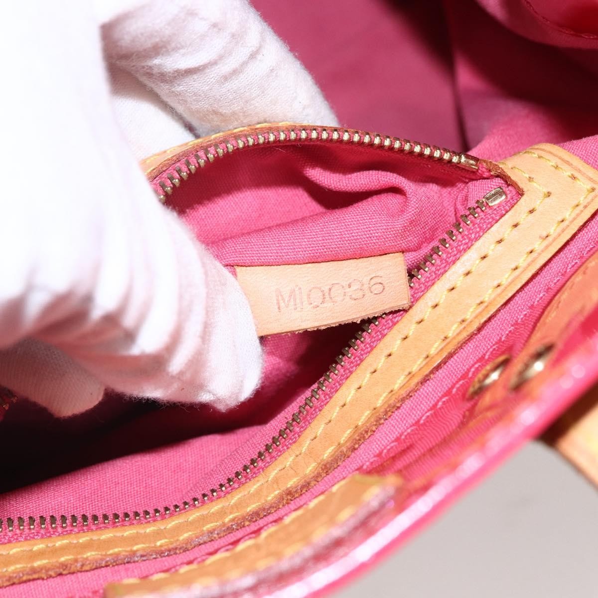 Louis Vuitton Reade Monogram Vernis Pink Patent_Leather Handbag (Pre-Owned)