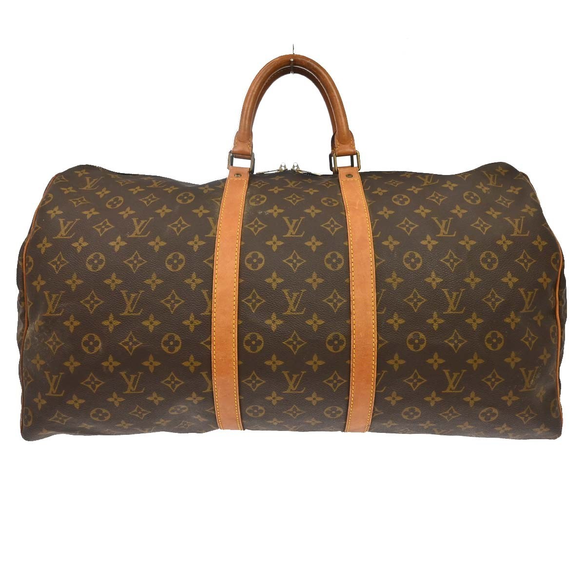 Louis Vuitton Keepall Monogram Canvas Brown Canvas Travel Bag Bag (Pre-Owned)