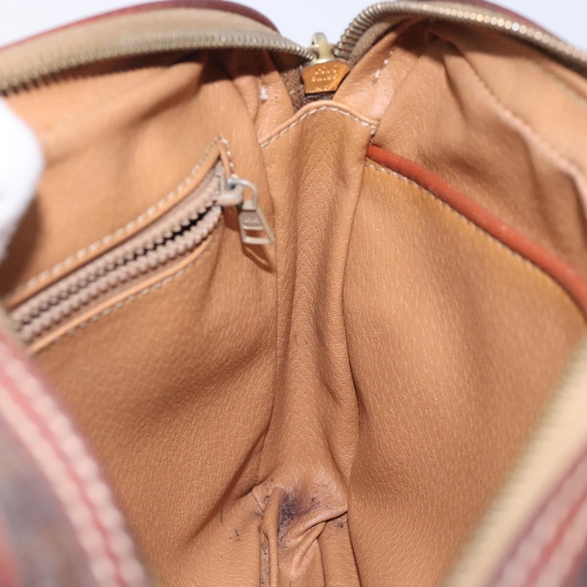 Celine Macadam Canvas Brown Canvas Clutche & Pouche Bag (Pre-Owned)
