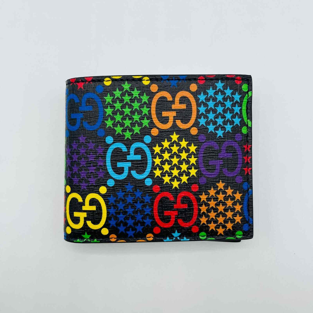 Gucci GG Psychedelic Multicolor Bi-fold Wallet