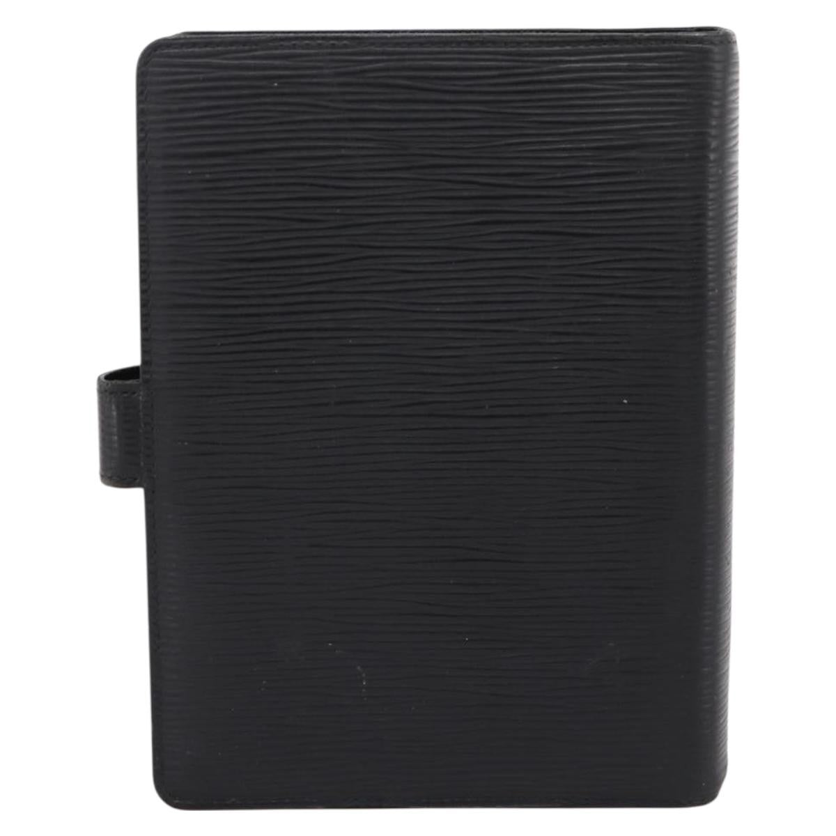 Louis Vuitton Agenda Cover Epi Leather Black Leather Wallets Accessory (Pre-Owned)