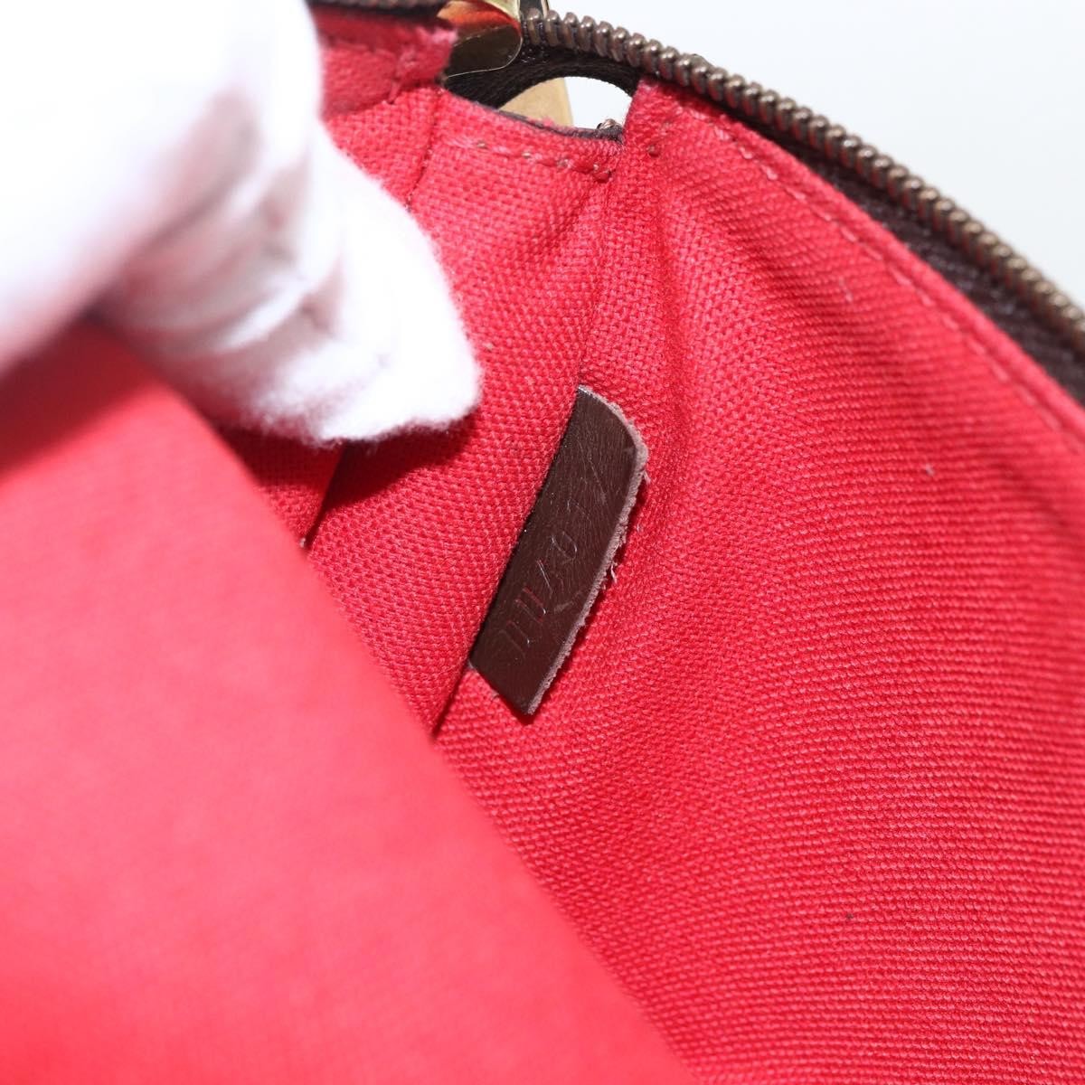 Louis Vuitton Sophie Damier Ebene Brown Canvas Clutche & Pouche Bag (Pre-Owned)