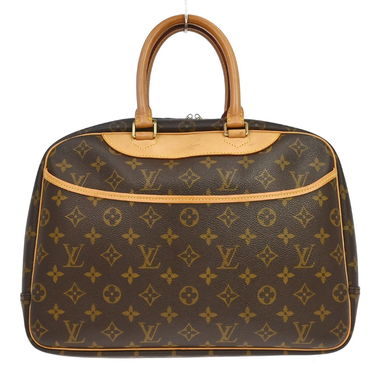 Louis Vuitton Deauville Monogram Canvas Brown Canvas Handbag (Pre-Owned)