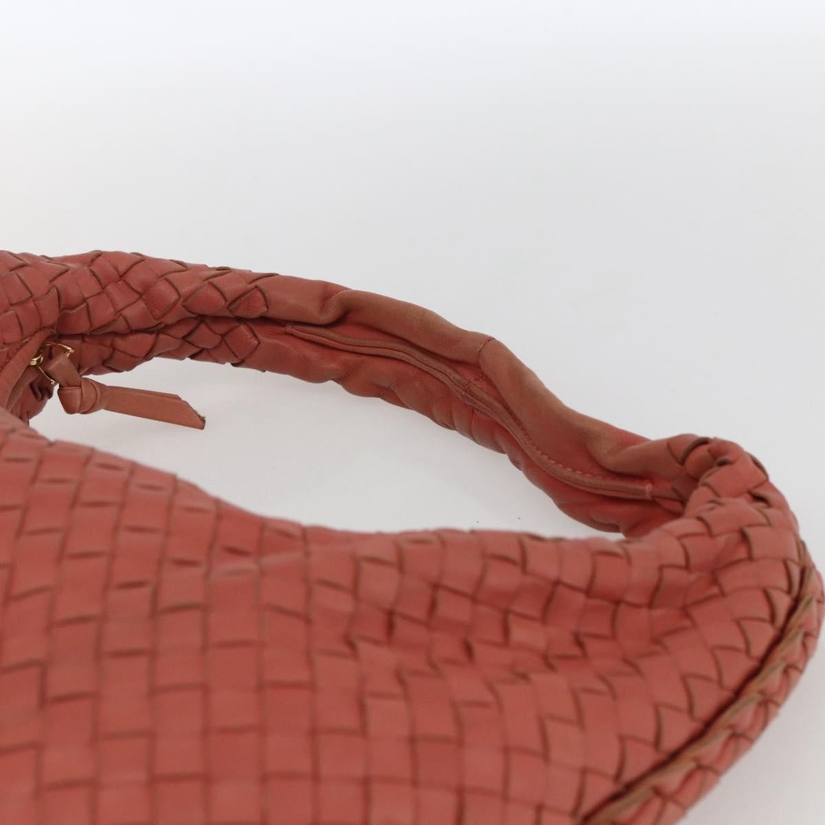 Bottega Veneta Veneta Hobo Intrecciato Nappa Pink Leather Shoulder Bag Bag (Pre-Owned)