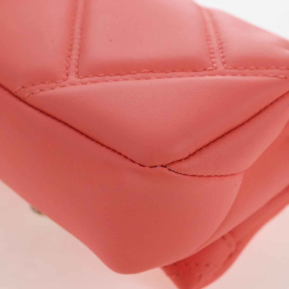 Bvlgari Serpenti Cabochon Diagonal Quilted Leather Pink Leather Shoulder Bag Bag (Pre-Owned)