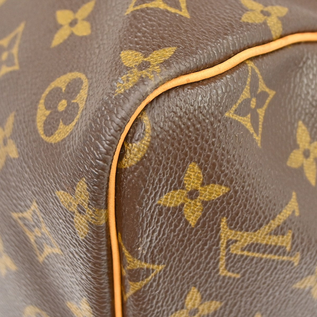 Louis Vuitton Keepall Monogram Canvas Brown Canvas Travel Bag Bag (Pre-Owned)