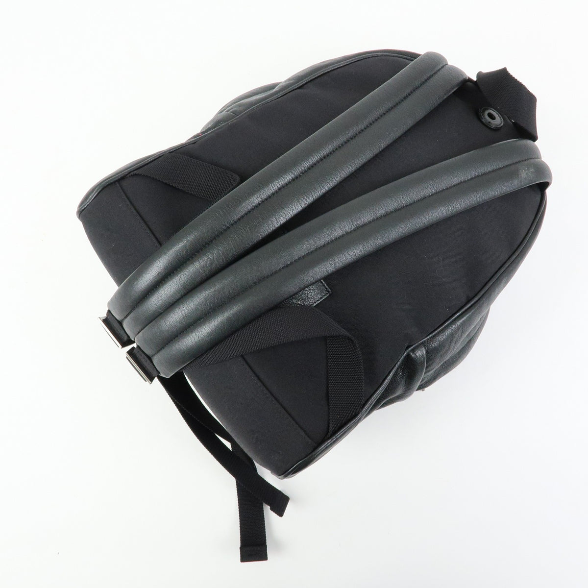 Saint Laurent City Patchwork Leather Black Leather Backpack Bag (Pre-Owned)