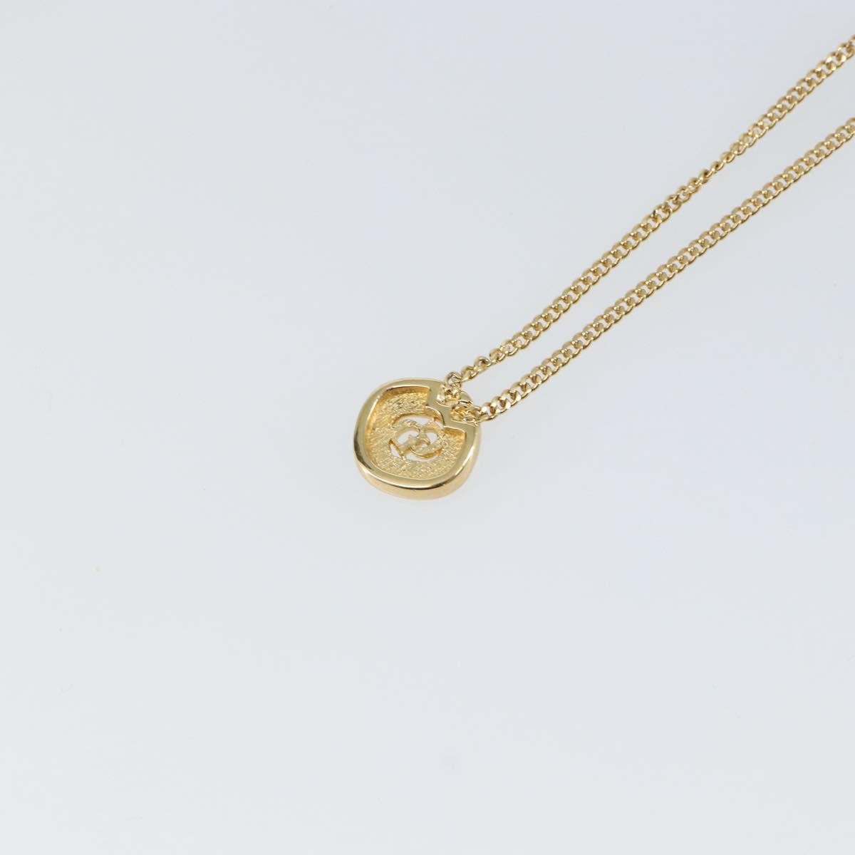 Christian Dior Cd Pendant Metal And Crystals Gold Metal Jewelry (Pre-Owned)