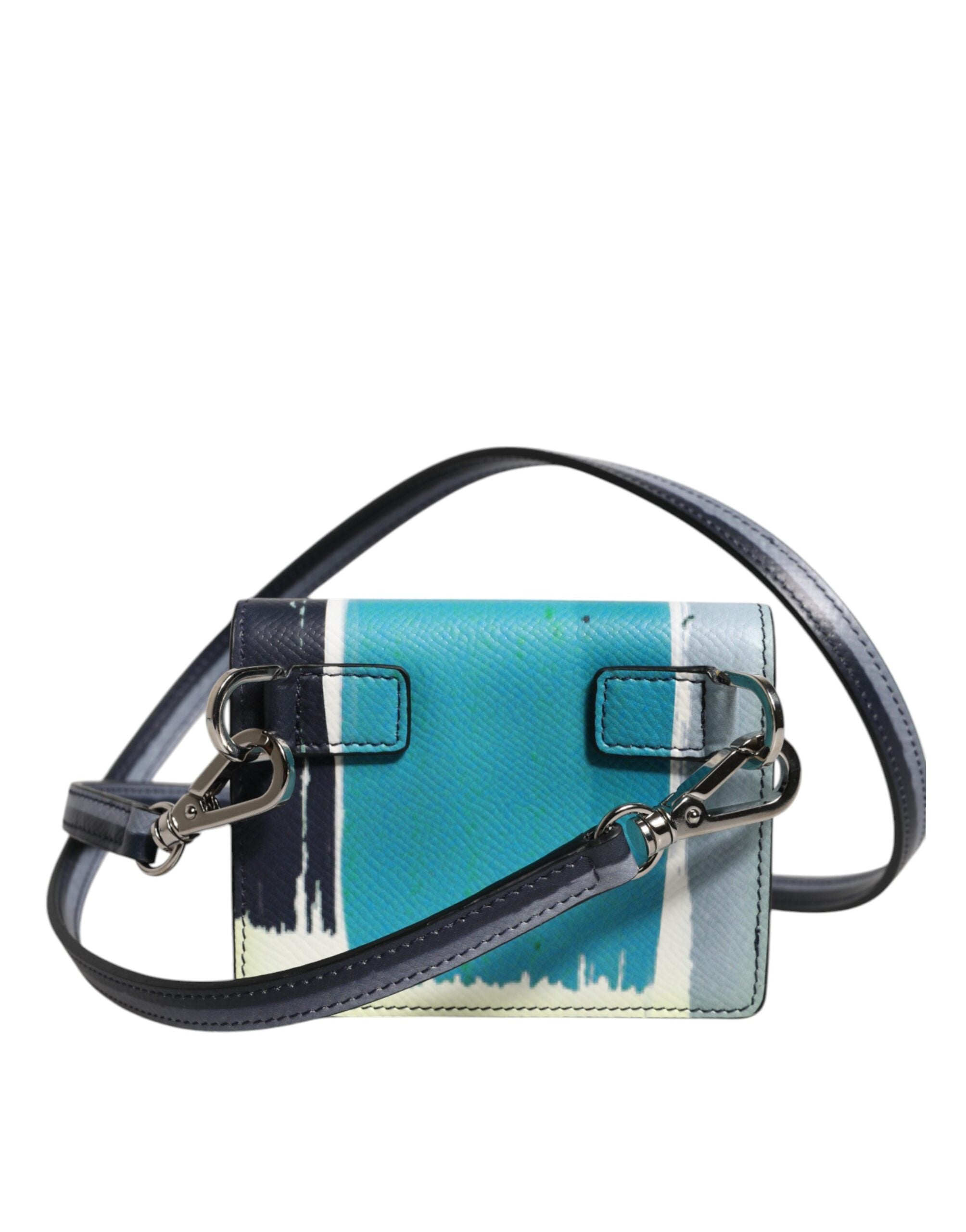 Dolce & Gabbana Multicolor Leather DG Logo Bifold Card Holder Men's Wallet (Pre-Owned)