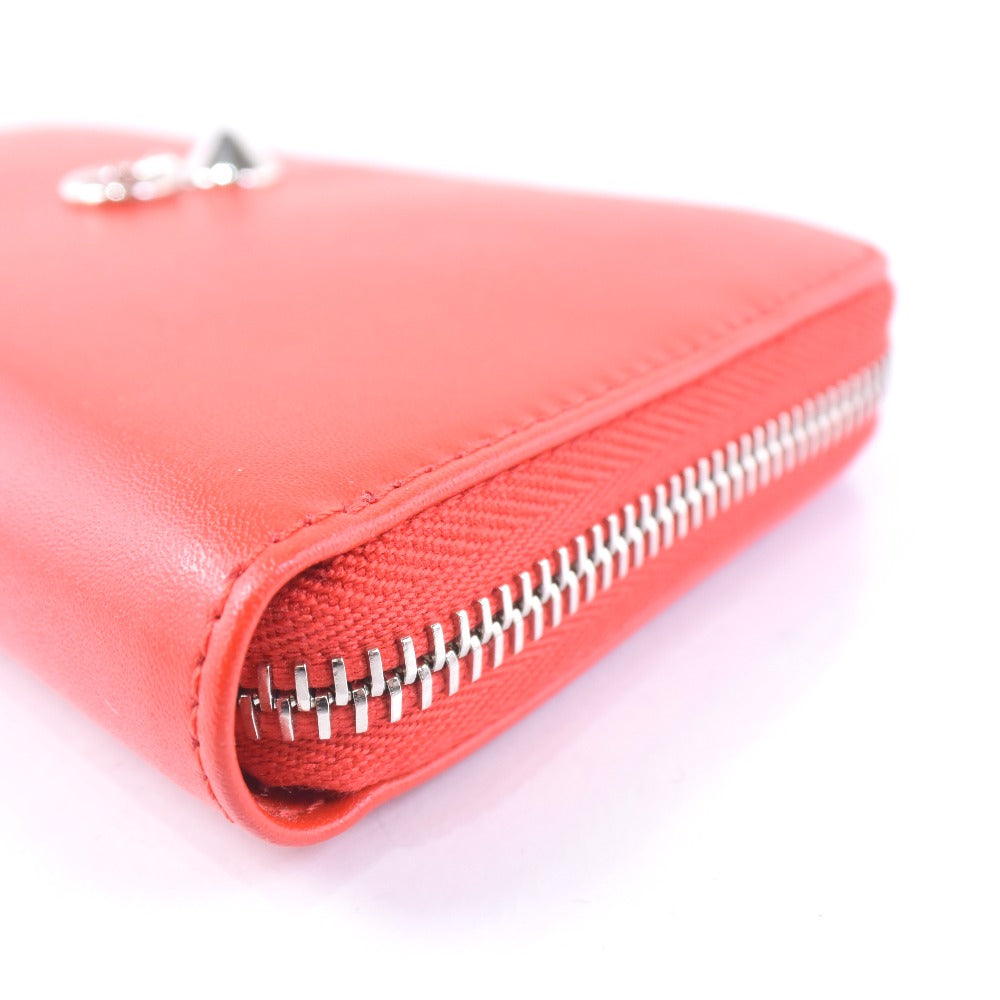 Fendi Orange Leather Wallet (Pre-Owned)