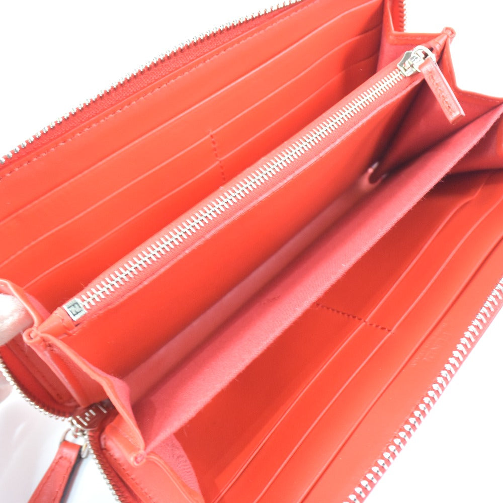 Fendi Orange Leather Wallet (Pre-Owned)
