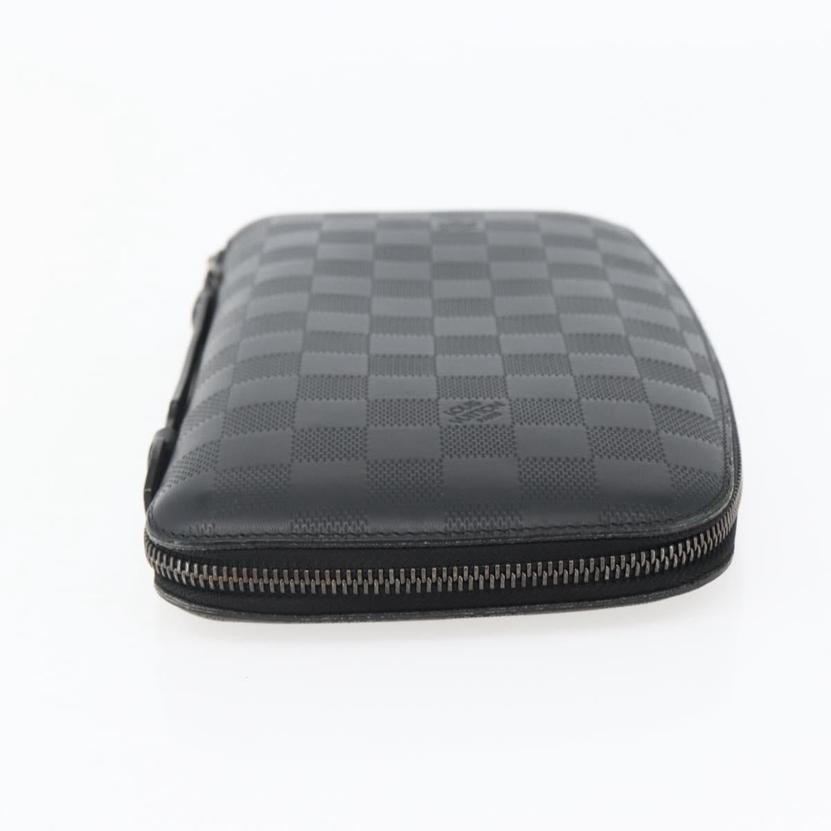 Louis Vuitton Organiser Atholl Leather Black Leather Bag (Pre-Owned)